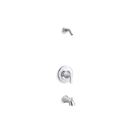Sterling Medley Rite-Temp Bath And Shower Trim Set, Without Showerhead In Polished Chrome TLS27377-4-CP